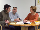 Bild mit Besprechungssituation