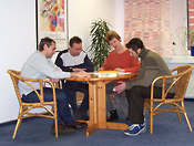 Bild mit Besprechungssituation